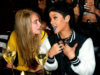 Cara Delevingne 08 in the Bar None with Rihanna (AlKHall Bar None)