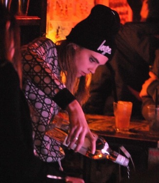 Cara Delevingne 09 in the Bar None (AlKHall Bar None)