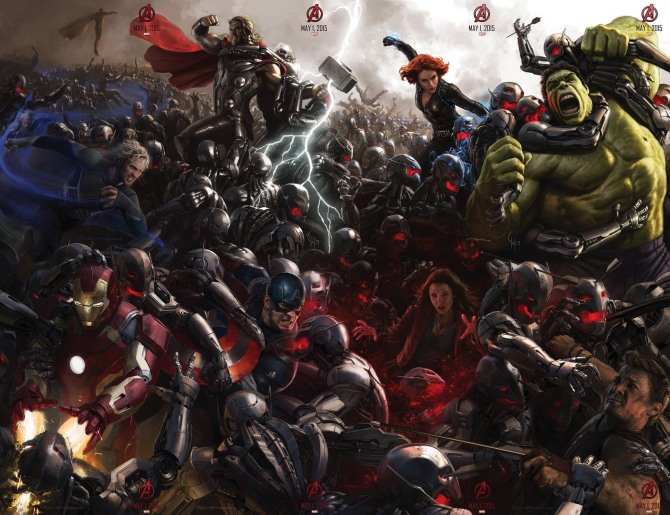 The Avengers Age of Ultron poster (AlKHall Bar None Booze Revooze Audio Dregs)