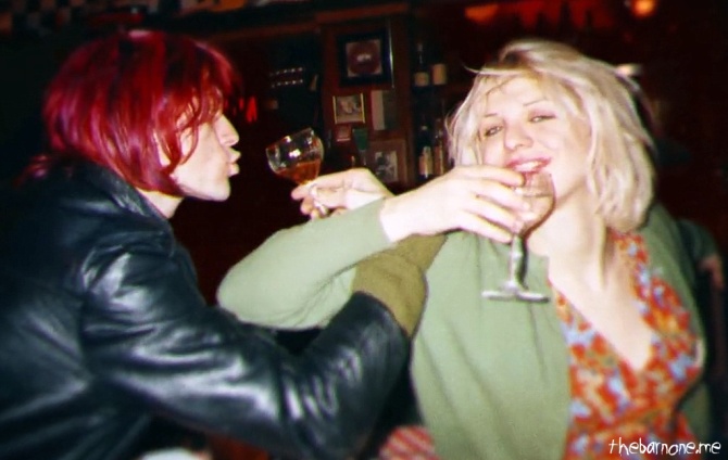 Cobain Montage of Heck 04 Kurt Cobain & Courtney Love in the Bar None (Bar None Booze Revooze AlKHall)